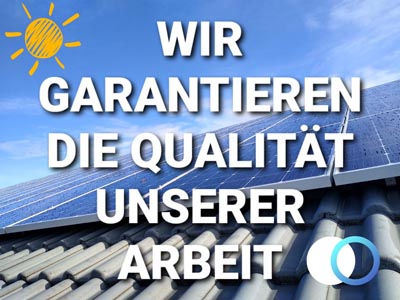 WIR GARANTIEREN DIE QUALITÄT UNSERER ARBEIT​
